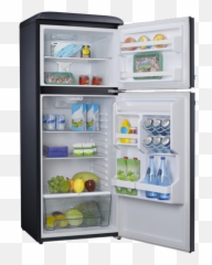 Retro Top Mount Refrigerator Png