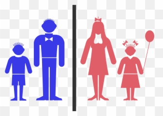 Odd Toilet Sign - Openclipart Men And Women Signs Vector png