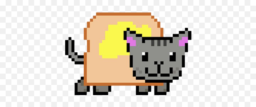 Download Free Picture Nyan Cat Hd Icon Favicon - Cap Pixel Art Png,Pixel Cat Icon