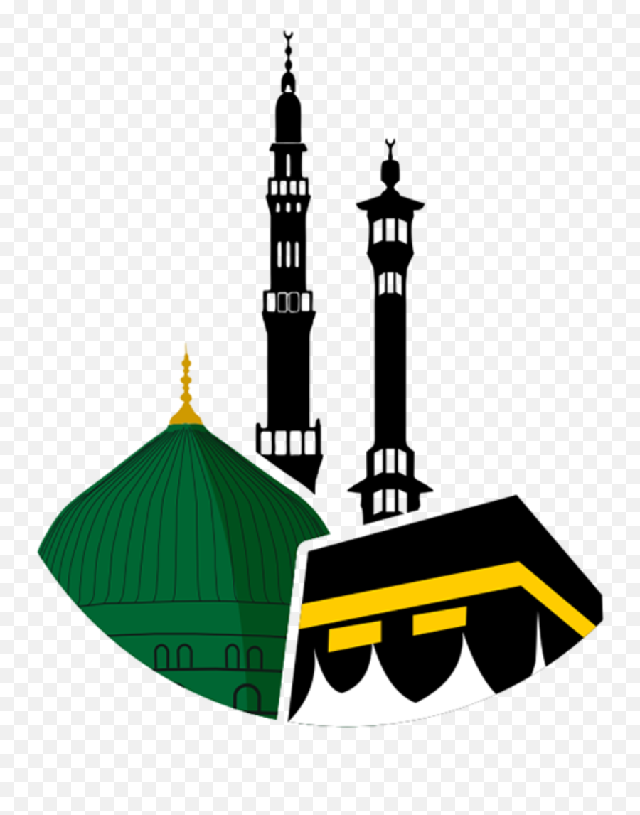 Freetoedit Eid Eidadha Hajj Kaabah Sticker By Lamimurad - The Green Dome Png,Makkah Icon