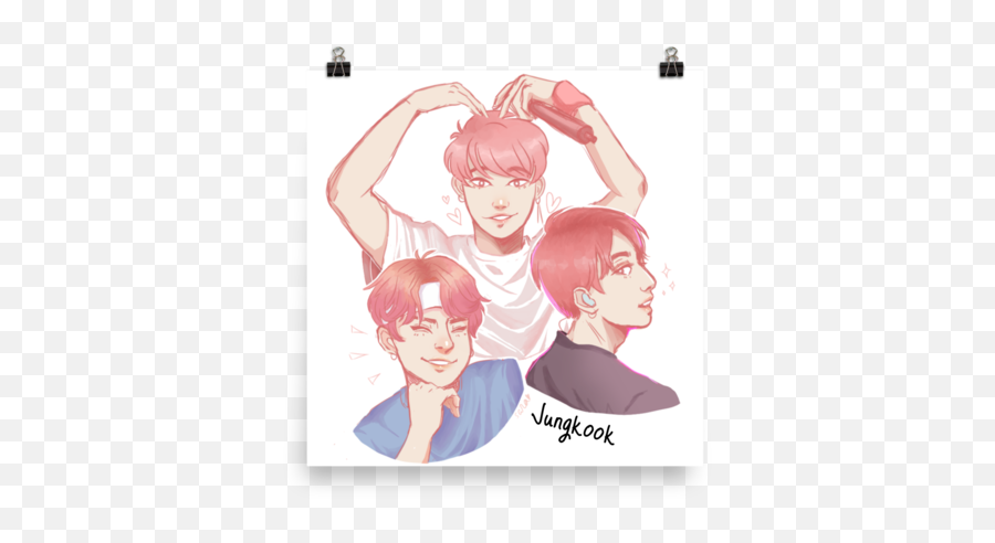 Kookie Jeon Jungkook Bts Bangtan Boys Enhanced Matte Paper - Bts Cup Png,Jungkook Png