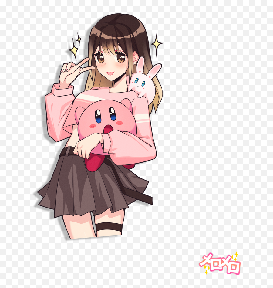 Kurumi - Chan Sticker Spot Holo Oil Slick X Tokyo Girls Girly Png,Osomatsu Icon Maker