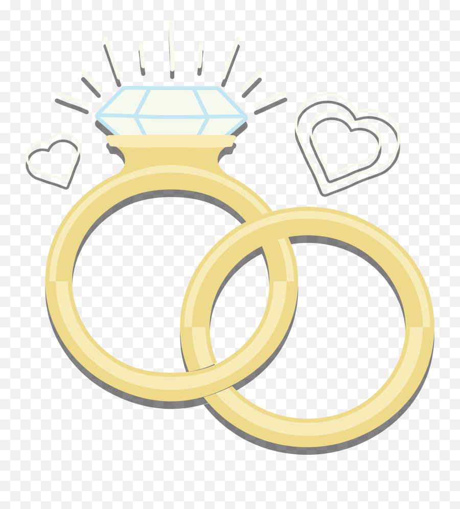 Wedding rings Royalty Free Vector Image - VectorStock