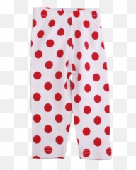 Girls Polka Dot Legging - Pants Png
