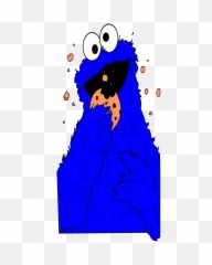 Cookie Monster Clipart Tumblr - Eating Cookies Png