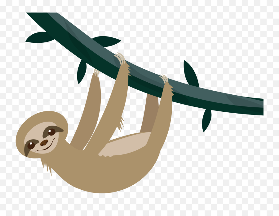 Sloth Png - Cartoon Sloth Png,Sloth Transparent Background