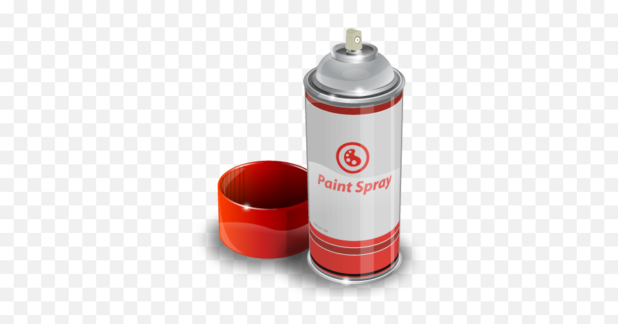 Red Spray Paint - 3d Paint Spray Can Png,Spray Paint X Png