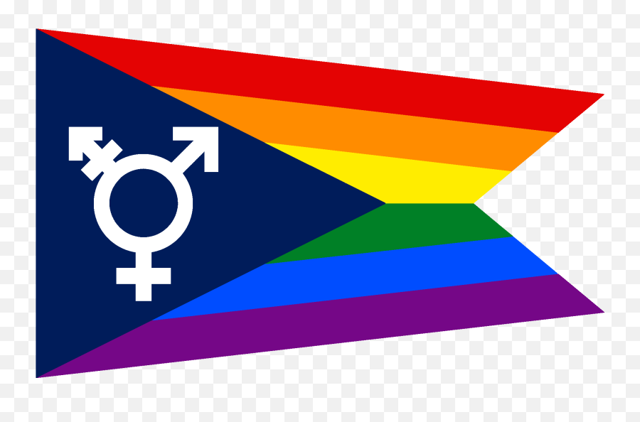 Lgbt Version Of The Ohio Flag In Honor Columbus Pride - Tdor Mourn The Dead Png,Gay Pride Flag Png