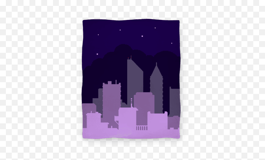 Pixel Cityscape Blankets Lookhuman - Skyline Png,Cityscape Png
