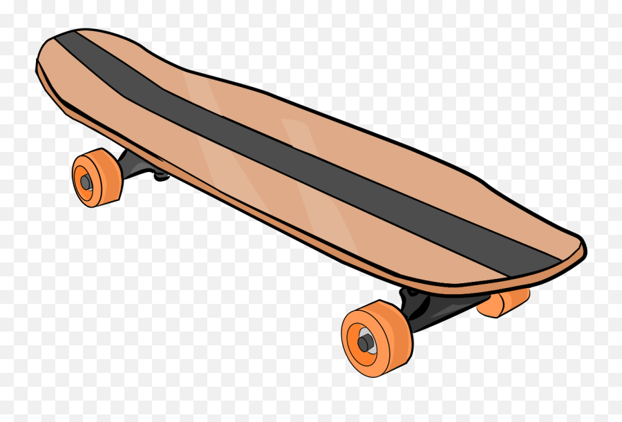 Skate Clipart Skateboarder Transparent - Skateboard Clip Art Png,Skateboard Transparent Background