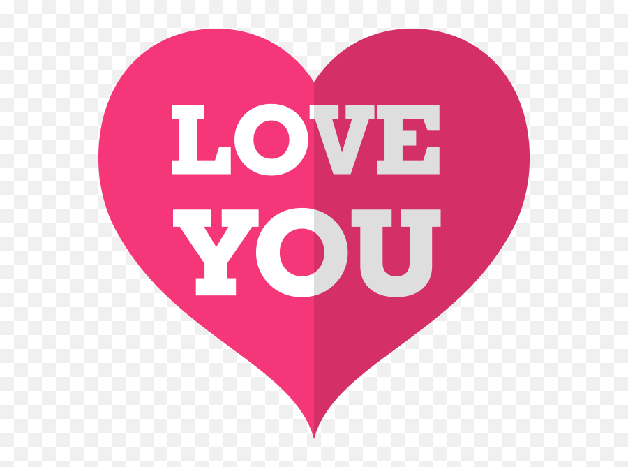 Love You Png Heart Transparent Without Background Image Free - Love You Png Transparent,Love Heart Png