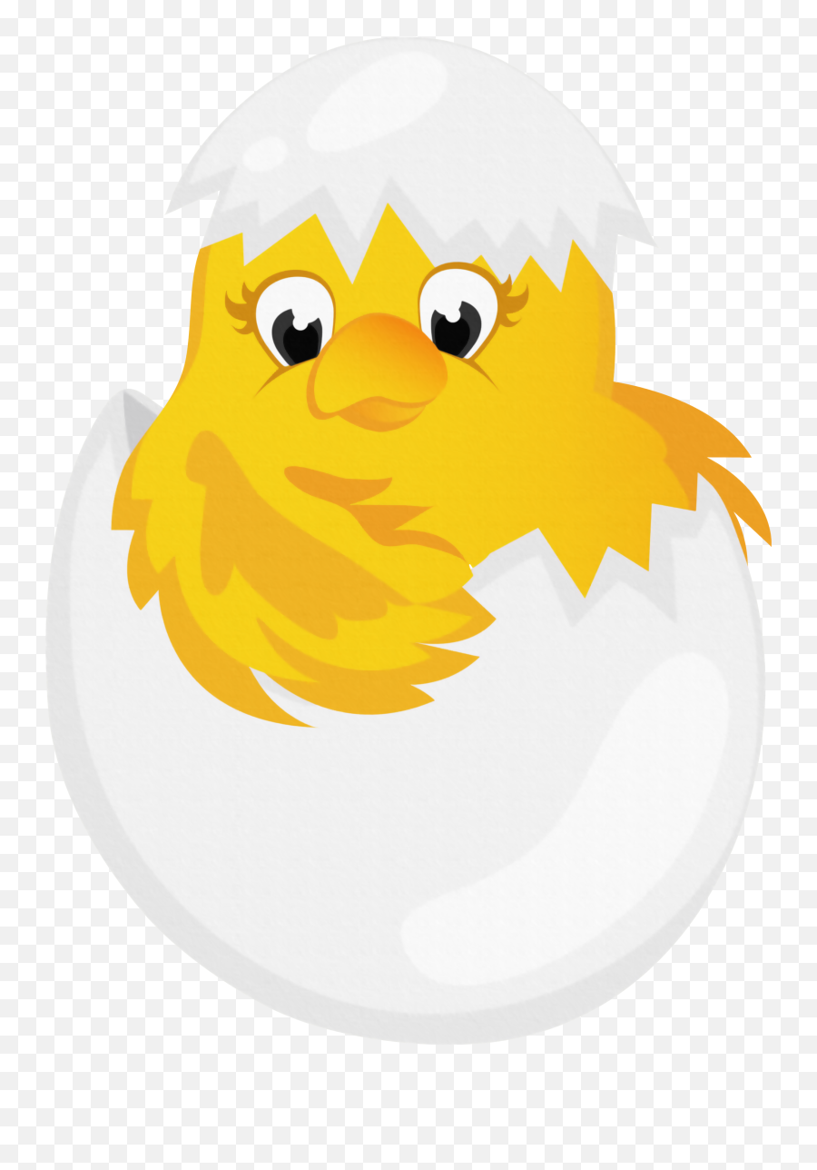 Easter Chicken In Egg Transparent Png Clipart Cartoon - Egg With Chicken Png,Transparent Cartoons