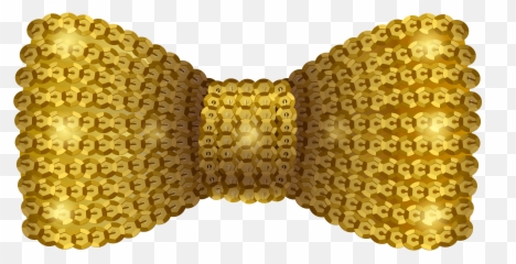 Gold Sparkle Transparent - Bow Tie Clipart Png