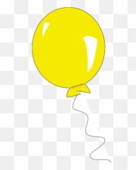 Free Yellow Balloon Cliparts Download - Balloon Clipart Yellow Png,Yellow Balloon Png