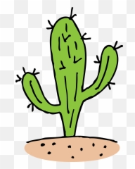 Clipart Of A Cactua Png Files - Cactus Clipart Black And White,Cactus Clipart Png