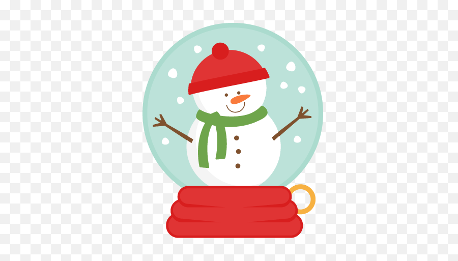 Snowman Snow Globe Clipart Png - Snowman In Snow Globe Cartoon,Snow Globe Png