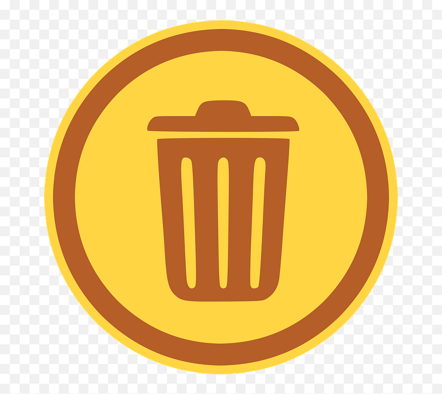 Icon Trash Garbage - United States Border Patrol Png,Trash Can Icon Png