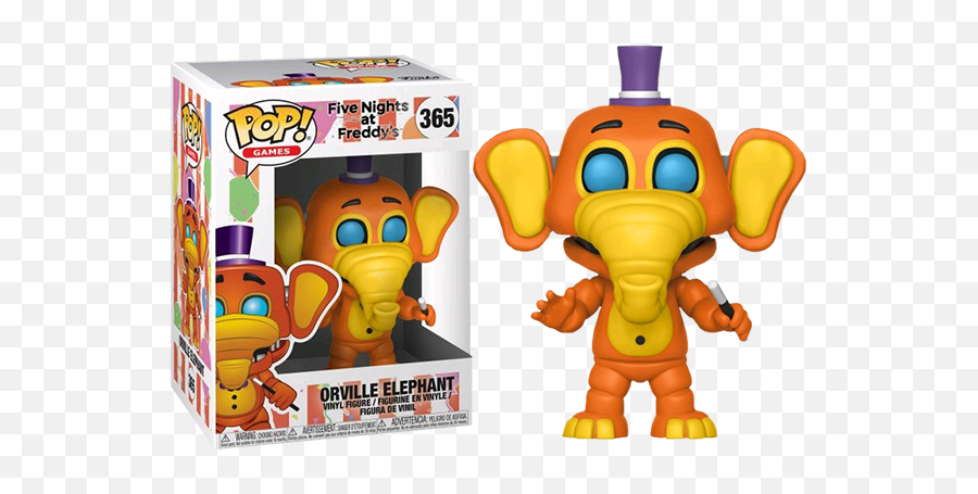 Orville Elephant Five Nights - Fnaf Funko Pop Png,Five Nights At Freddy's Png