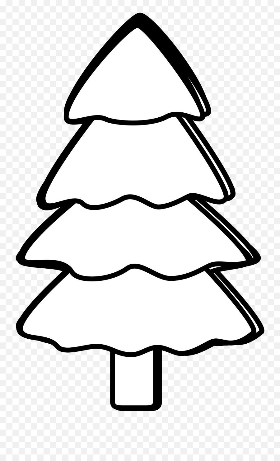 Library Of Jpg Black And White Christmas - Free Christmas Tree Clipart Black And White Png,White Christmas Tree Png