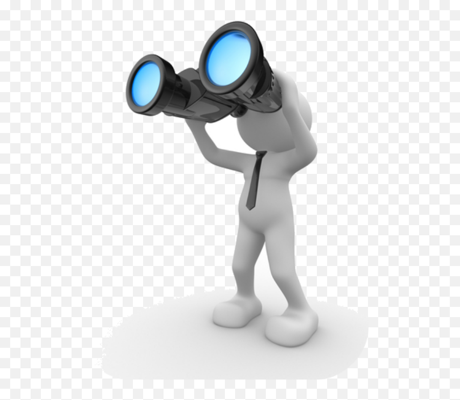 Man Clipart Binoculars - Human With Binocular Png,Binoculars Png
