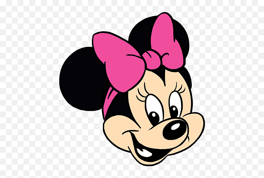 Baby Minnie Mouse Drawing - Minnie Mouse Face Drawing Png,Baby Minnie Mouse Png