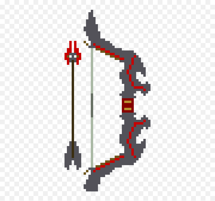 Ancient Bow And Arrow - Pixel Art Bow And Arrow Png,Bows Png