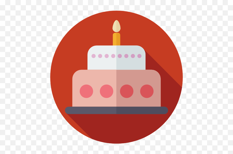 Birthday Flat Icon Png - Food Icon Vector Png,Birthday Cake Icon Png