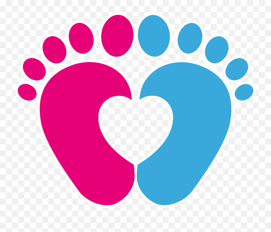 Pink Baby Footprints Png Image Black - Baby Footprints Png,Footprints Png