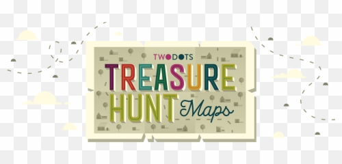 Two Dots Treasure Hunt Maps - Graphic Design Png,Treasure Map Png