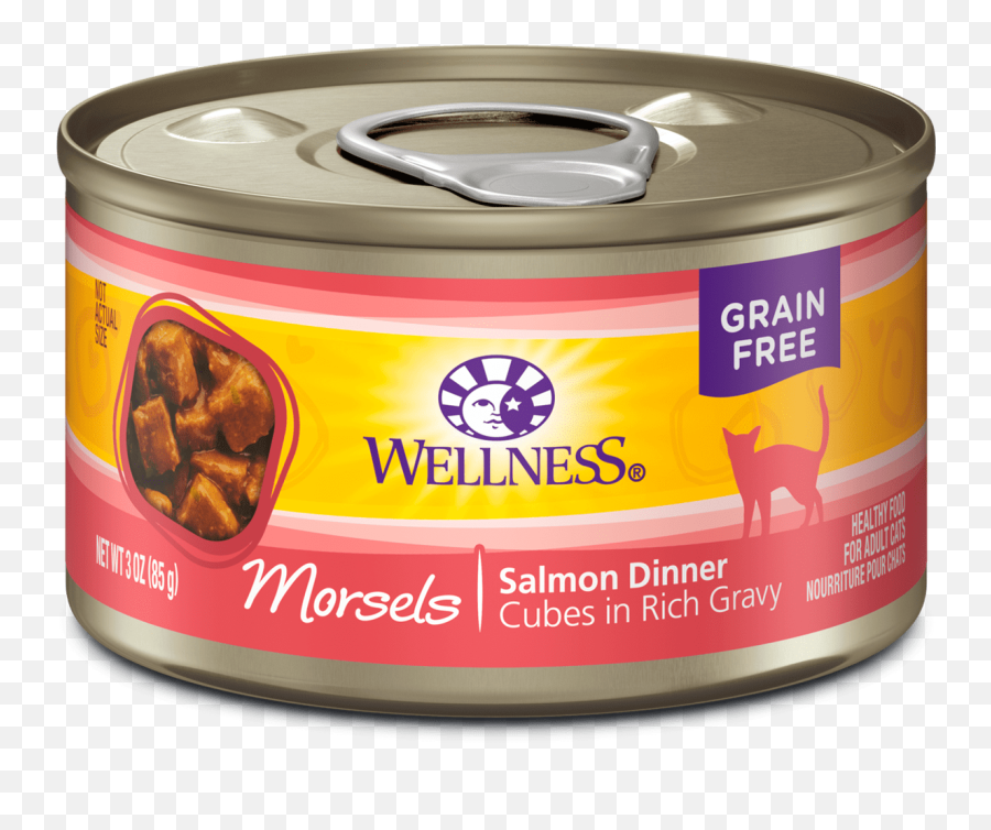 Complete Health Morsels Salmon Dinner Wet Cat Food - Wellness Can Cat Png,Salmon Png