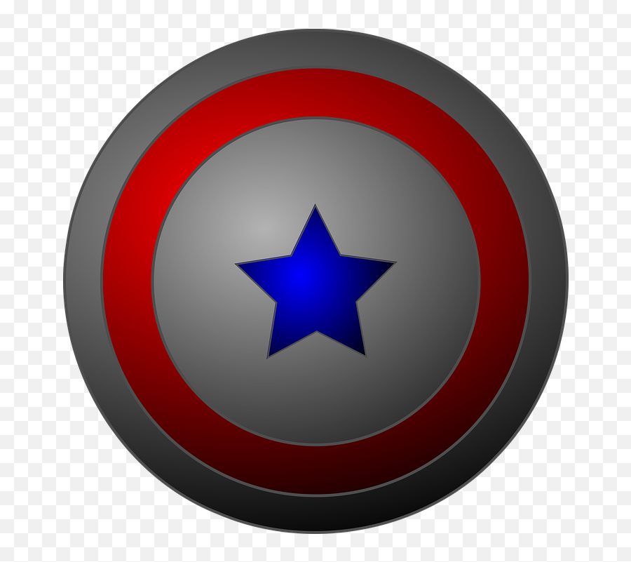 Shield Gray Red - Free Image On Pixabay Star Shield Png,Red Star Logos