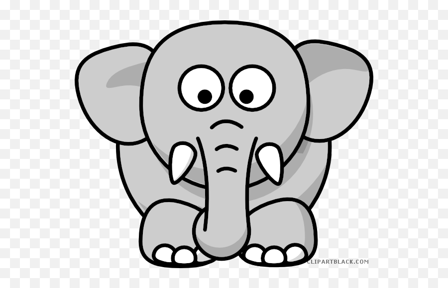 Download Grey Elephant Clipart - Clipart Elephant Png,Elephant Clipart Png