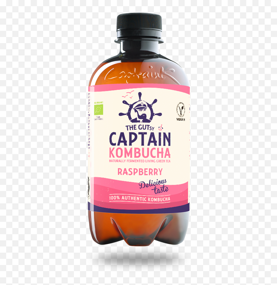Raspberry Kombucha - Gutsy Captain Captain Kombucha Png,Raspberry Png