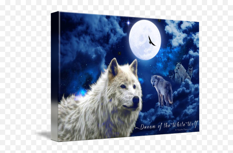 Dream Of The White Wolf By Gale T - Alaskan Tundra Wolf Png,White Wolf Png