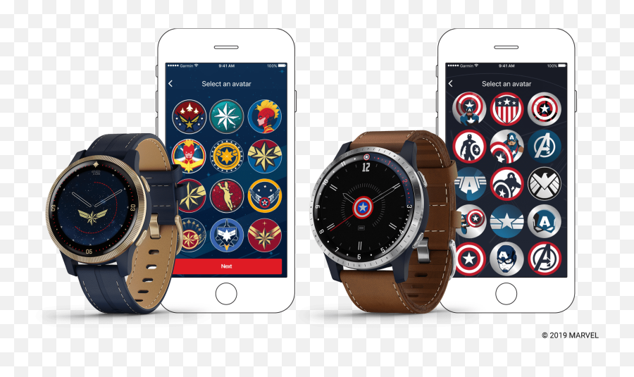 Garmin Introduces New Captain Marvel U0026 America - Captain Marvel Watch Garmin Png,Captain America Logo