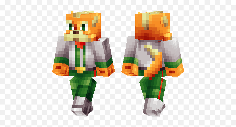 Fox Mccloud Minecraft Pe Skins - Fox Mccloud Skin Minecraft Png,Fox Mccloud Png