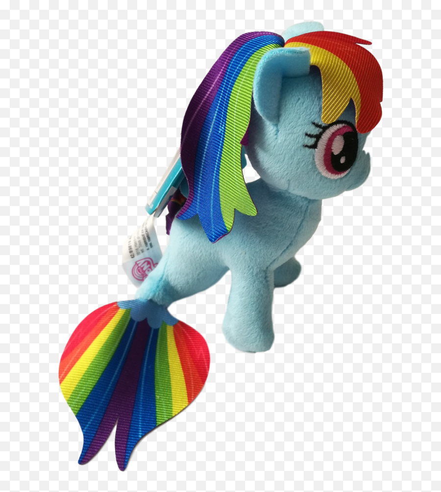 My Little Pony The Movie - Rainbow Dash Seapony Small Plush My Little Pony The Movie Rainbow Dash Stuffed Png,Rainbow Dash Png