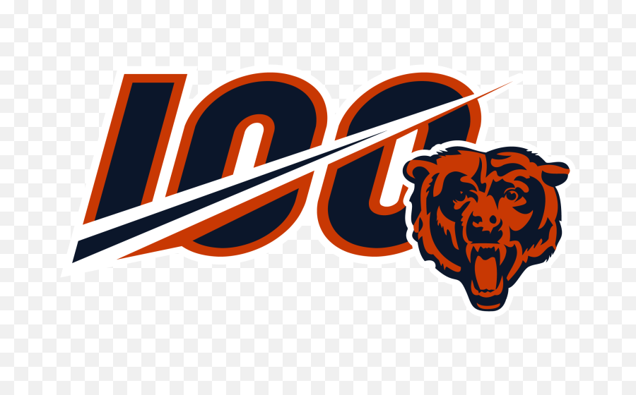 Bears Announce Bears100 Celebration - Chicago Bears 100 Logo Png,Chicago Bears Png