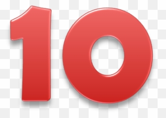 10 Number Png Transparent Images - Vertical,Number 10 Png