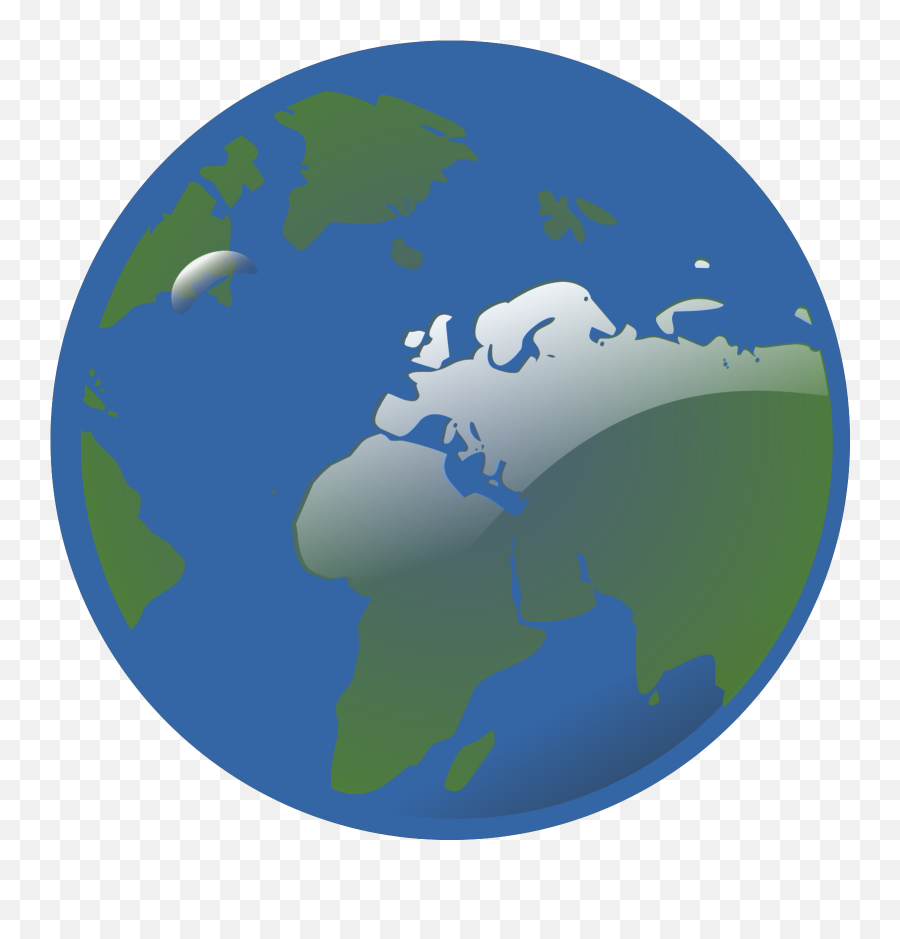 Earth Globe Svg Vector - Imagenes De Un Mundo En Caricatura Png,Globe Clipart Transparent