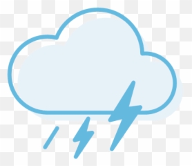 Thunderstorm Icon - Weather Collection png