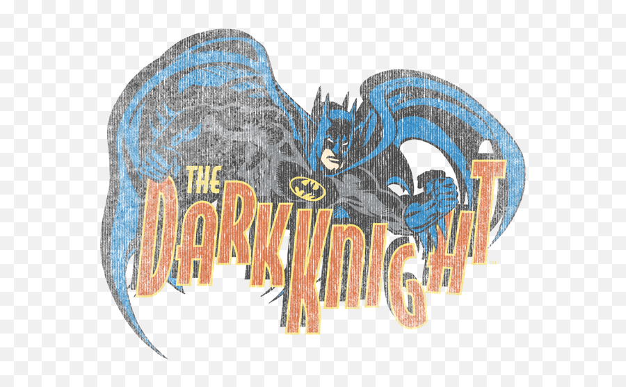 Batman Retro Dark Knight Menu0027s V - Neck Tshirt Language Png,Batman Logo Drawing