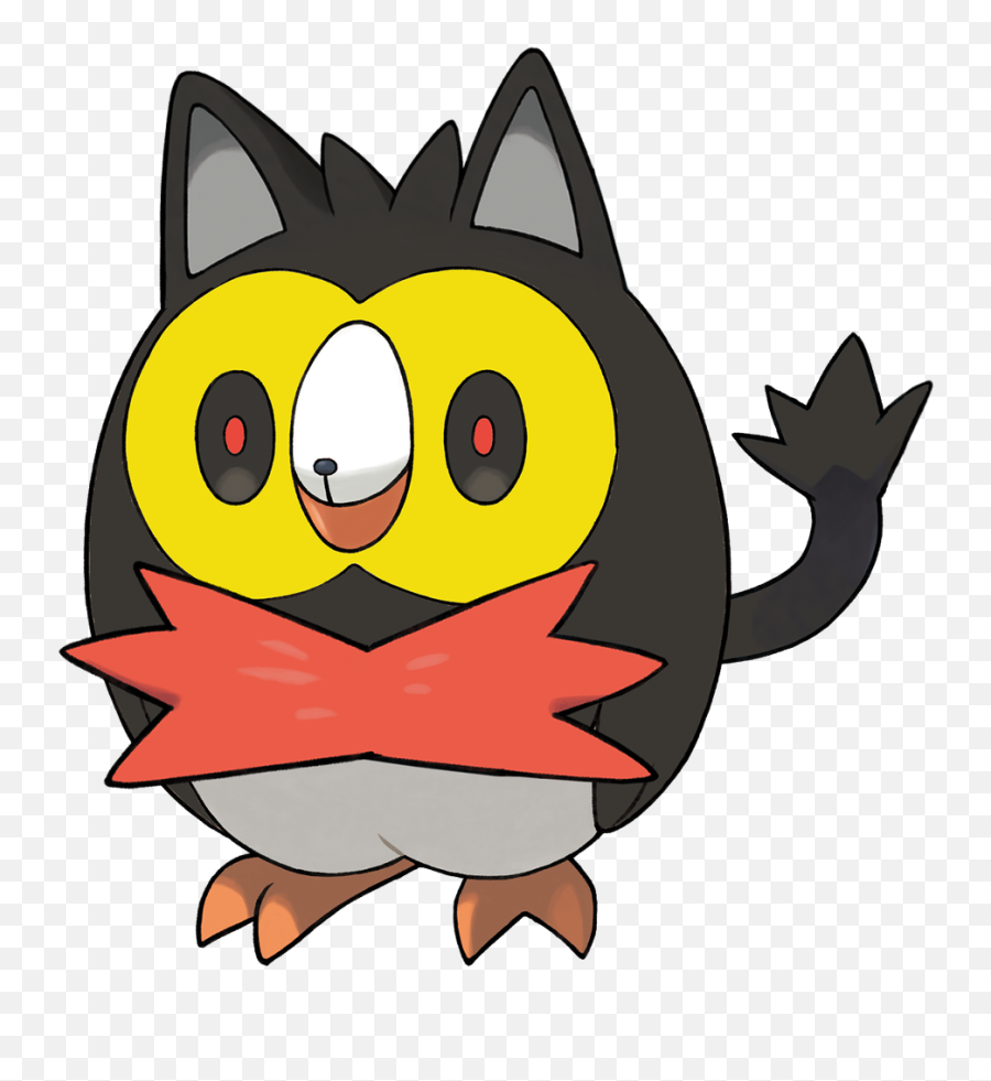 Pokémon Fusion - Alolan Starters Fusion Png,Rowlet Png