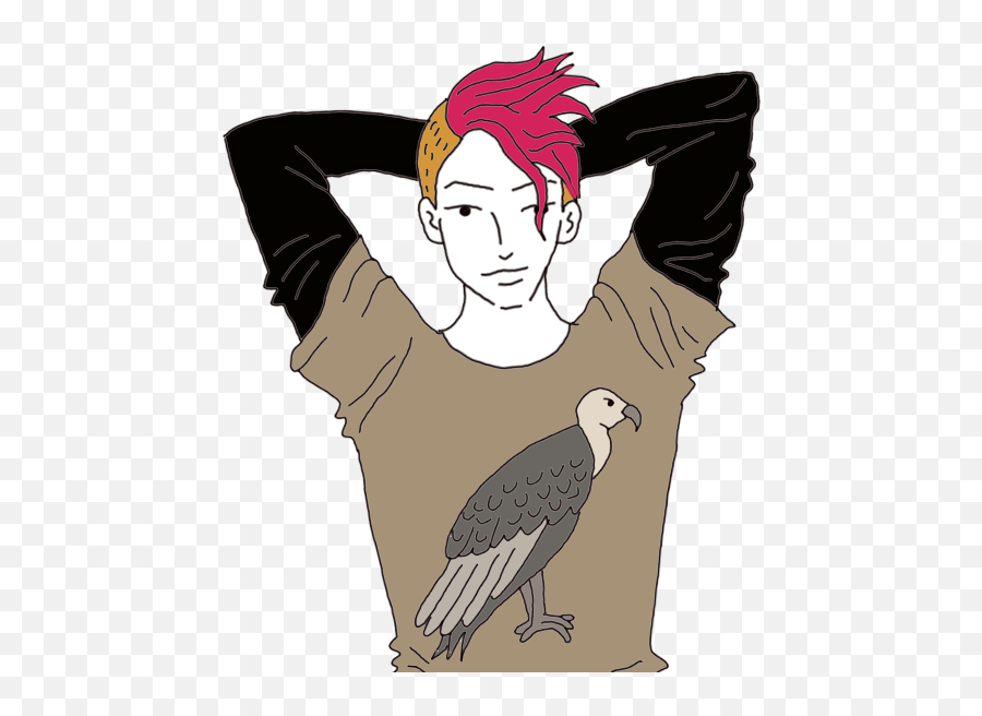Vulture Dream Meaning - Illustration Transparent Cartoon Fictional Character Png,Vulture Transparent