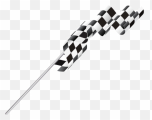 Clipart Elegant Racing Checkered Flag In - Png Download