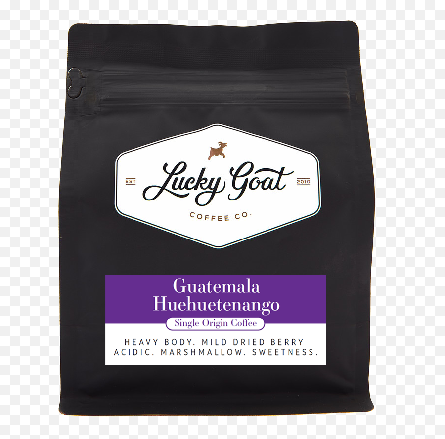 Guatemala Huehuetenango - Lucky Goat Coffee Co Packaging And Labeling Png,Guatemala Png