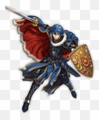 Meet Some Of The Heroes Fe - Fire Emblem Legendary Marth png