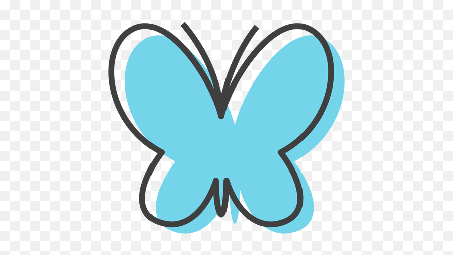 Transparent Png Svg Vector - Mariposa Dibujo Color Azul,Colors Png