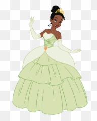 Download Princess Tiana In Her New Beautiful Ballgown Dress - Hoop Skirt Png,Princess Tiana Png