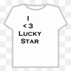 I U003c3 Lucky Star Transparent Background - Roblox Tony Stark Shirt png
